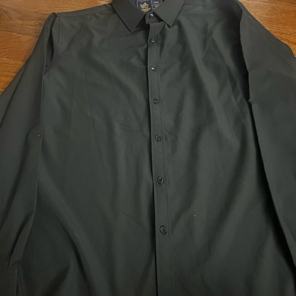 Rugby Ralph Lauren Black Button Down Shirt Men’s Large NEW - Picture 8 of 8